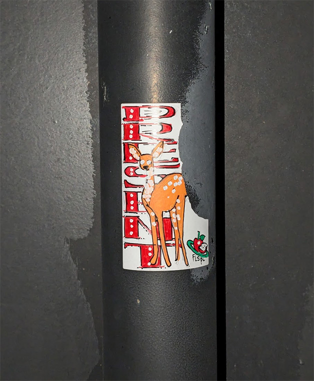 The featured sticker on the cover of TSR7's front cover